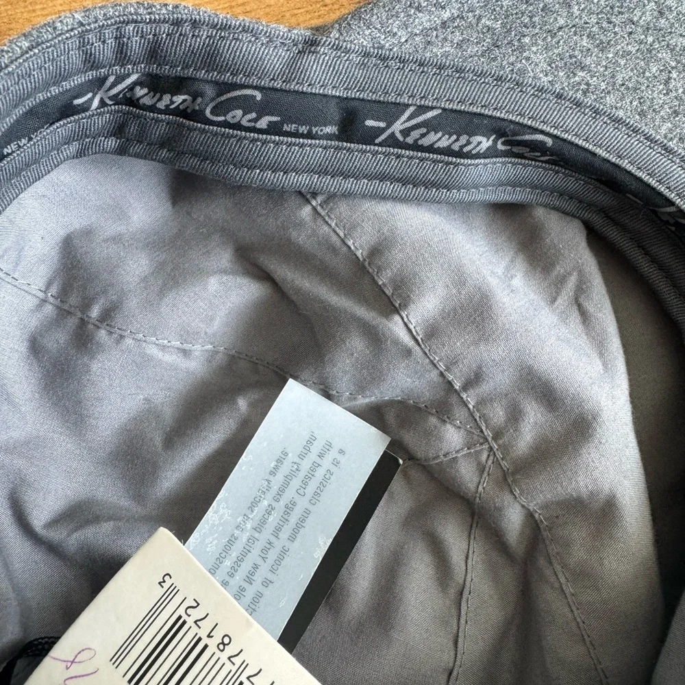 NWT Kenneth Cole Gray Newsboy Cap